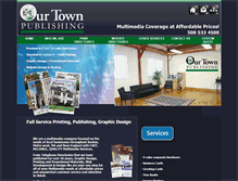 Tablet Screenshot of ourtownpublishing.com